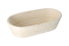 Oval rattan basket 32x15x9 cm - HOME MADE