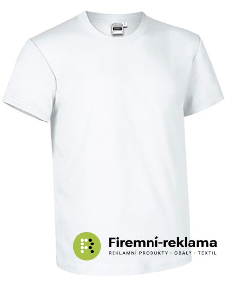 Comic Fit barevné tričko s potiskem - Barva: bílá