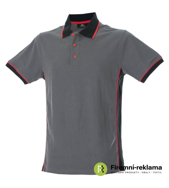 James Ross Polo Durban - Colour: grey/black, Size: S