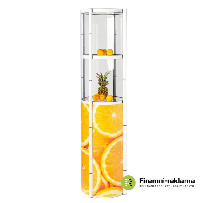 Flex Tower - Colour: white, Media Size: 395 x 506 mm