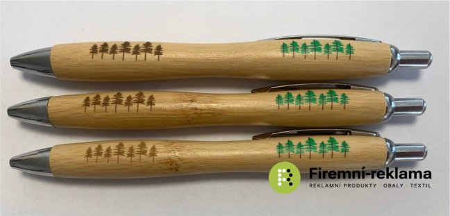 LESNA Bamboo / metal ballpoint pen