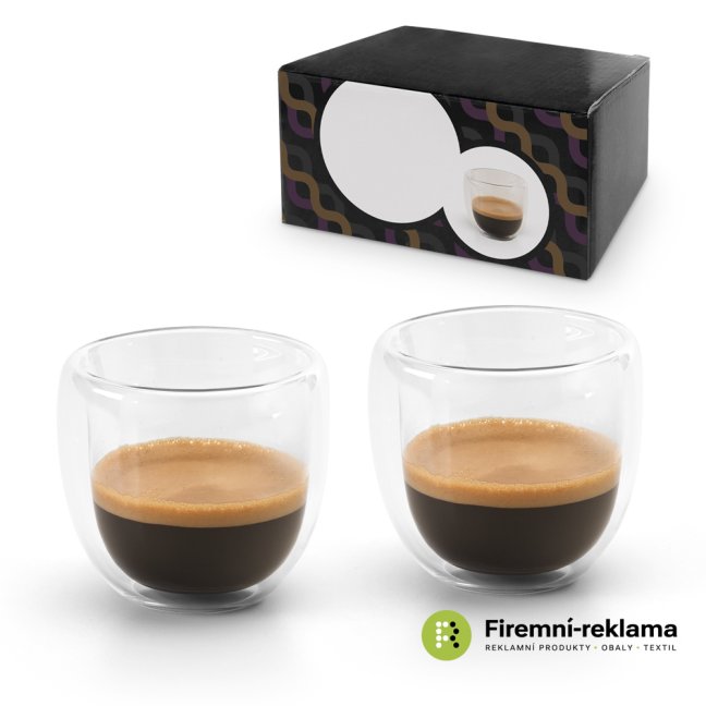 Set of two 75 ml isothermal cups