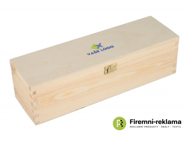 Firemní dárek - Dřevěná krabička na víno
