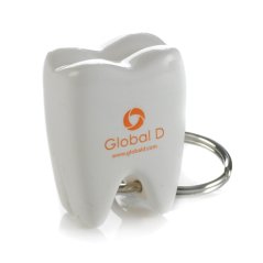 Reklamní klíčenka Zub - přívěsek na klíče s vlastním potiskem