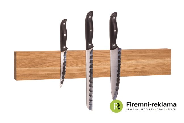 Magnetic strip for knives Oak