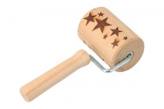 Embossed one-handed star rolling pin
