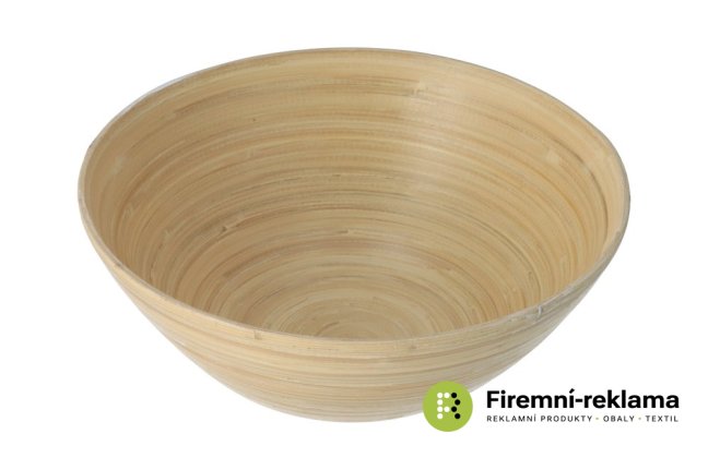 Miska z točeného bambusu - 25 cm