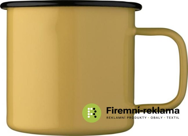 Campfire tin mug with logo print 475ml - Packaging: 50pcs