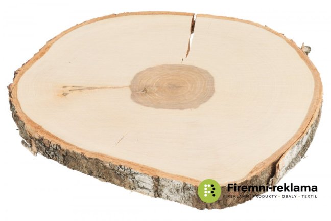 Dřevěná podložka z kmene břízy 33-38 cm