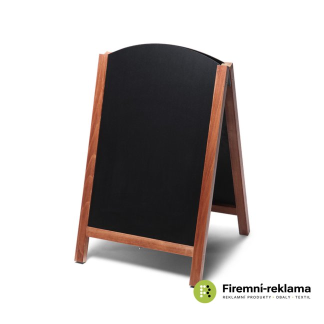 Fast Switch A-Frame Chalkboard - Colour: light brown, Media Size: 550 x 850 mm