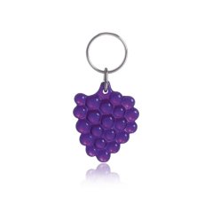 Promotional keychain Grapes - custom printed keychain