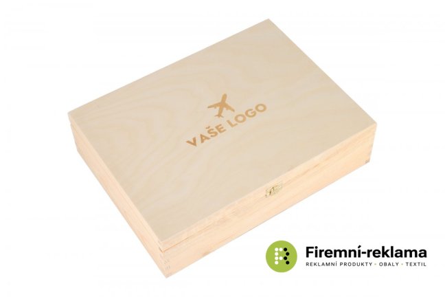 Dřevěná krabička 40 x 30 x 10 cm
