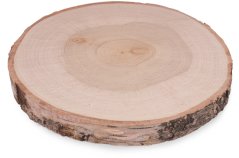 Wooden mat made of birch trunk 24-28 cm