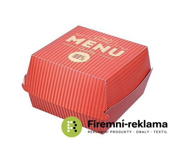 Burger box - Packaging: 10000pcs, Colour: white, Size: XL