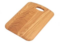 Premium cutting board made of oak wood - large