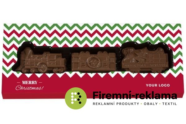 Christmas chocolate train - Packaging: 100pcs