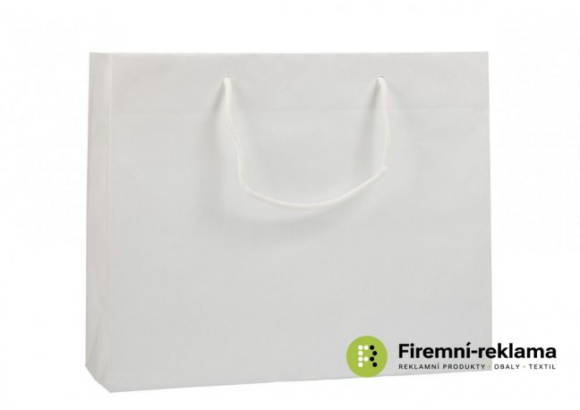 Paper bag BIANCO LUX - Packaging: 1pcs, Size: 16x8x25cm
