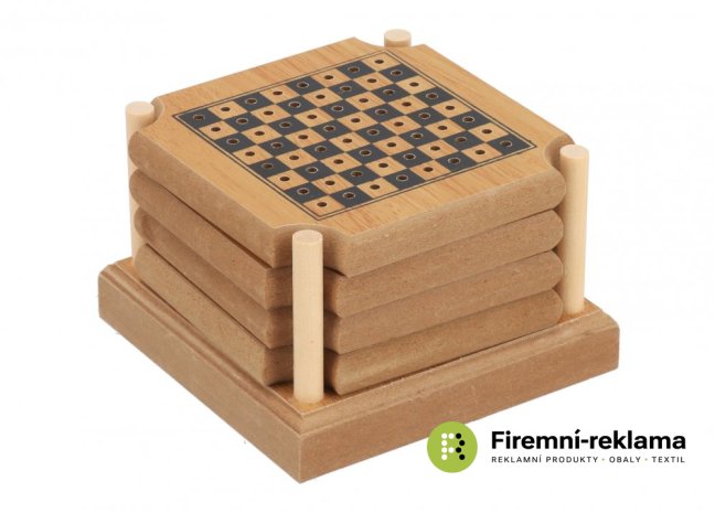Set of 4 coasters and board games