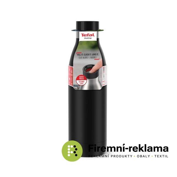 Tefal Bludrop Basic 0.7L Black with promotional sleeve