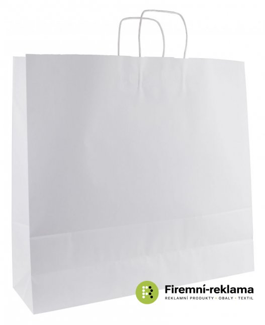 Paper bag BIANCO TWIST - Packaging: 1pcs, Size: 18x8x24cm