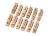 Wooden spice pegs - 12 pcs
