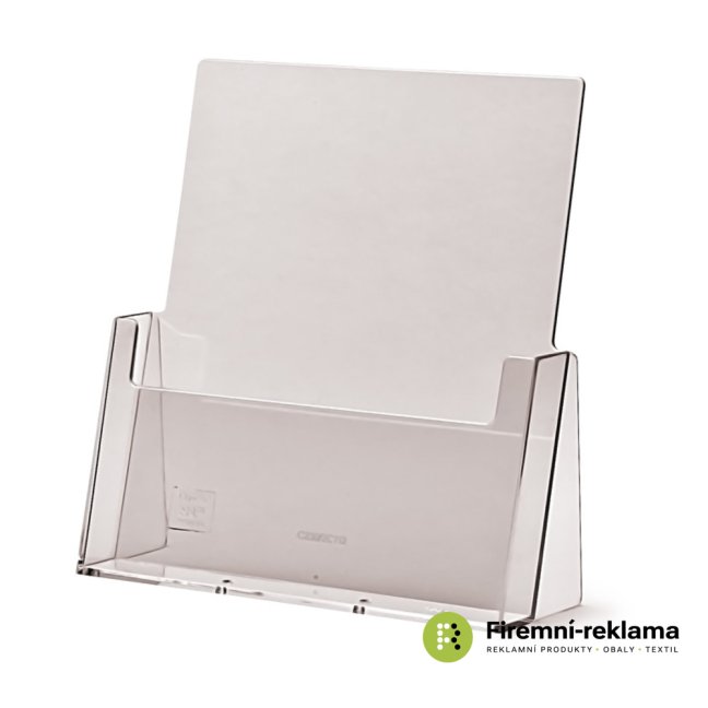 2 tier A4 Counter/Wall Brochure Holder - Colour: transparent, Variant: Taymar® Brochure Holder Counter 1x A4 Portrait, Media Size: A4 (210 x 297 mm)