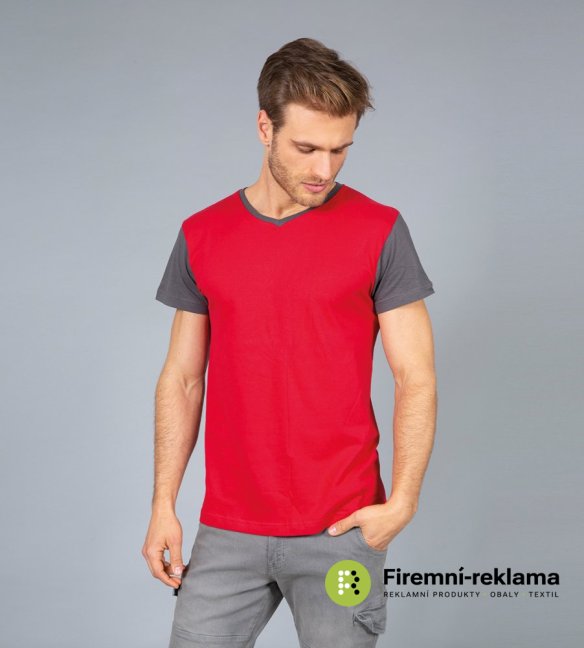 James Ross T-shirt Cadice - Colour: melange, Size: S