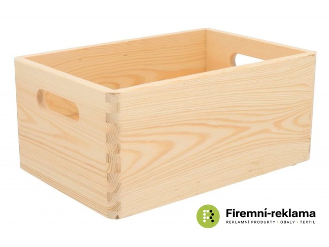 Firemní dárek - Dřevěný box 30 x 20 x 14 cm