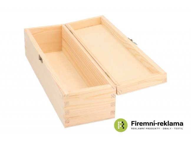 Firemní dárek - Dřevěná krabička na víno