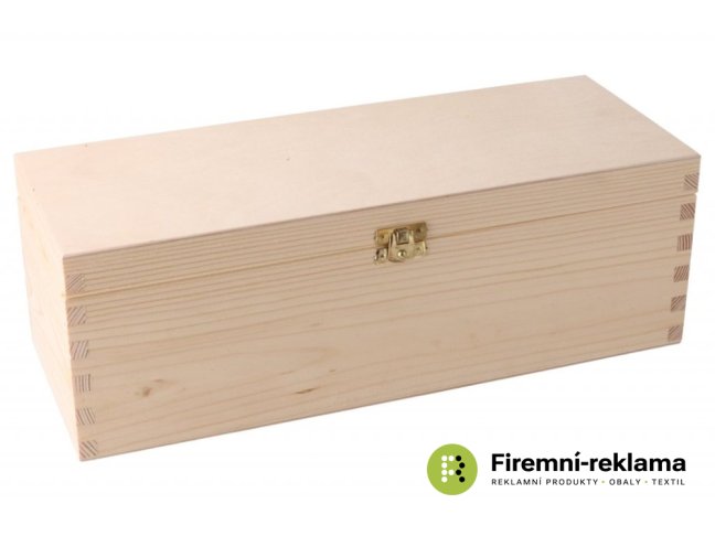 Corporate gift - Wooden champagne box