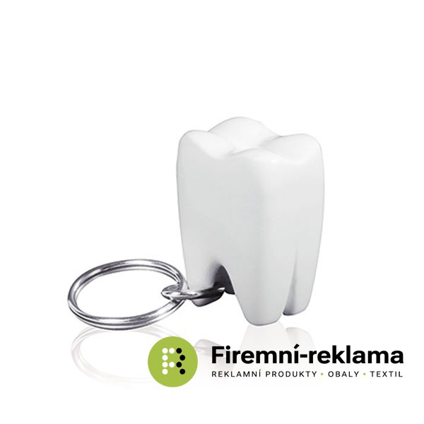 Tooth Keychain - Packaging: 1000pcs, Material: Acrylic, standard ring