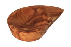 Olive wood bowl - teardrop