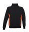 James Ross Sweatshirt Wisconsin - Colour: black/orange, Size: S