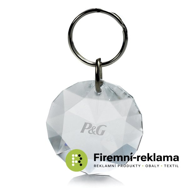 Keychain with custom printing, diamond key chain