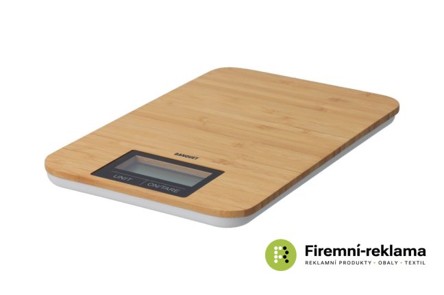 Digital kitchen scale - bamboo