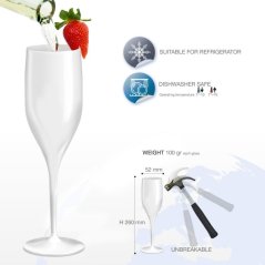 Plastic glasses for sparkling wine 150 ml - 1008 pcs