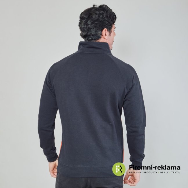 James Ross Sweatshirt Wisconsin - Colour: black/orange, Size: S