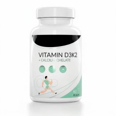 VITAMIN D3 + K2 + CALCIUM CHELATE 60 cps