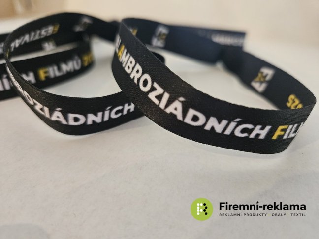 Printed Fabric Wristbands 15mm - Packaging: 100pcs