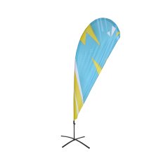 Beach Flag Budget Wind and Drop