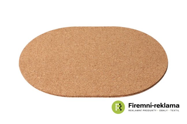 Cork oval placemat - 2 pcs