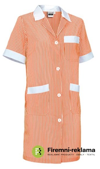 ALANIS dress apron - Packaging: 1pcs, Colour: orange/white