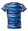 James Ross T-shirt Ibiza Man - Colour: camouflage blue, Size: S