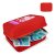 Andes promotional first aid kit – 40 items in a red plastic case with custom printing, suitable as a promotional gift for business partners, clients, and employees.