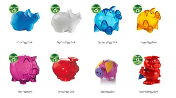 Personalised money boxes for adults and children