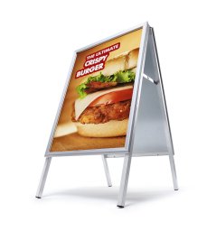 Reklamní áčko 500x700mm, ostrý roh, profil 32mm