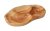 Olive wood serving bowl, divided