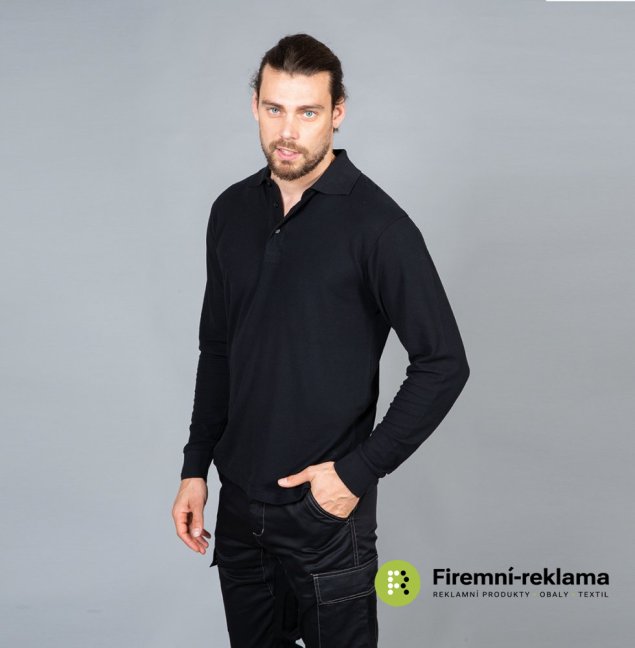 James Ross Polo Tunisi Man - Colour: black, Size: S