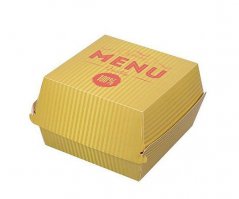 Krabička/ box na burger bílý karton