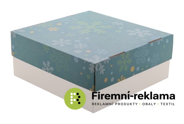 Paper gift box with removable lid - Packaging: 100pcs